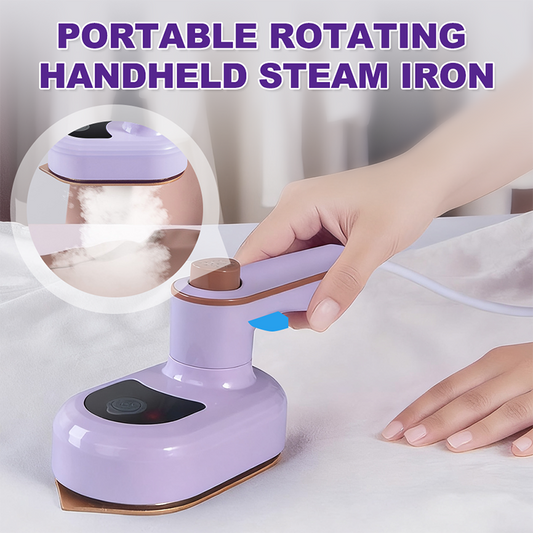 👕 LIMITED-TIME 50% OFF! ⚡Portable Rotating Handheld Steam Iron