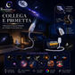 🌌 LIMITED-TIME 50% OFF! 💫 USB lamp with starry sky projection – 13 interchangeable film discs & flexible neck✨