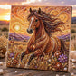 🏆 Last Day Special Price £9.99! 💐 Highland Cow Pearl Art DIY Kit – Relaxing DIY Craft to Create Stunning Coastal Artwork🦉