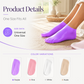 🏆 Last Day Special Price £9.99 ! 🔥Buy 1 Get 1 Free🎁Moisturizing Foot Mask Exfoliating Silicone Socks Beach Protective Socks👣