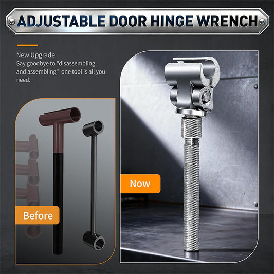 🔧 50% OFF NOW! 🚪 Universal Adjustable Door Hinge Wrench – Durable Steel, Easy to Use & Comfortable Grip 🔩