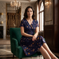 👗 LIMITED-TIME 50% OFF! 💐50K+ SOLD!💞Women's V-Neck Floral Print Dress with Twist Waist