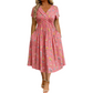 👗 LIMITED-TIME 50% OFF! 💐50K+ SOLD!💞Women's V-Neck Floral Print Dress with Twist Waist