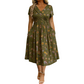 👗 LIMITED-TIME 50% OFF! 💐50K+ SOLD!💞Women's V-Neck Floral Print Dress with Twist Waist