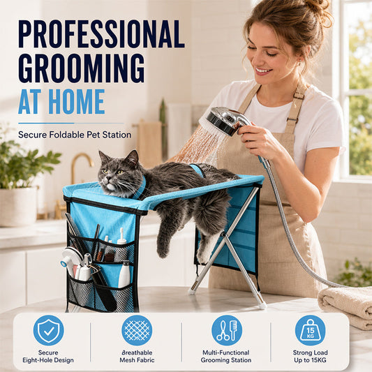 ⏳Limited-time 50% off🛋️2-in-1 Foldable Pet Grooming Bed🐱🐶