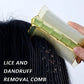 🏆 Last Day Special Price £9.77 ! ✨Buy 1 Get 1 Free🎁 Bamboo Styling Double-Sided Fine Teeth Comb | Removes Lice & Dandruff | Ergonomic Grip | All Hair Types 🌿