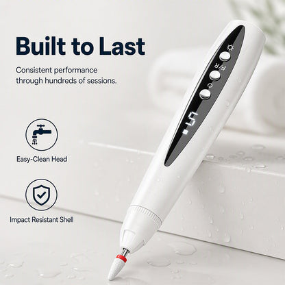 🏆 Last Day Special Price £9.78 ! 💅 2-in-1 Electric Nail Drill with UV Gel Light – High-torque motor & UV curing💪
