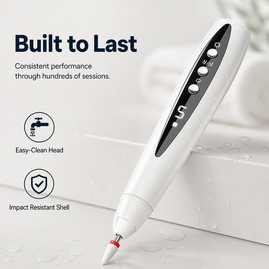 🏆 Last Day Special Price £9.78 ! 💅 2-in-1 Electric Nail Drill with UV Gel Light – High-torque motor & UV curing💪