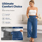 🏆 LIMITED-TIME 50% OFF! 💐Women's Plus Size Ruffle Hem Denim Pants