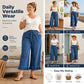 🏆 LIMITED-TIME 50% OFF! 💐Women's Plus Size Ruffle Hem Denim Pants