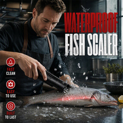 🏆 Last Day Special Price £9.99 ! 🐟 Electric Waterproof Fish Scaler Tool 🔪