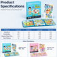 🧩 Last Day Special Price £8.99 ! 🧒👧Kids Magnetic Quiet Book – Folding puzzle scenes, magnetic & educational – Boosts creativity & learning for boys & girls ✨