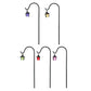 🌈 Last Day Special Price £9.99 ! ✨ Glow-in-the-Dark Plant Stakes –7 Colours, Premium Resin & Sturdy Iron Hooks 🌙