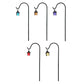🌈 Last Day Special Price £9.99 ! ✨ Glow-in-the-Dark Plant Stakes –7 Colours, Premium Resin & Sturdy Iron Hooks 🌙