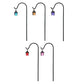 🌈 Last Day Special Price £9.99 ! ✨ Glow-in-the-Dark Plant Stakes –7 Colours, Premium Resin & Sturdy Iron Hooks 🌙