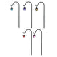 🌈 Last Day Special Price £9.99 ! ✨ Glow-in-the-Dark Plant Stakes –7 Colours, Premium Resin & Sturdy Iron Hooks 🌙