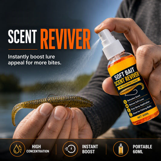 🏆 Last Day Special Price £9.78 ! 🔥Buy 2 Get 1 Free🎣Soft Bait Scent Booster Spray High‑Concentration Fishing Lure Scent Reviver
