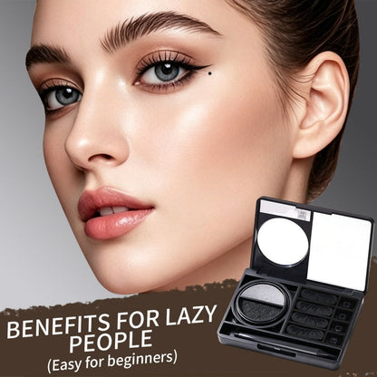 🏆 Last Day Special Price £9.77 ! 🔥Buy 2 Get 1 Free🎁3-in-1 Eye Makeup Stamp Box