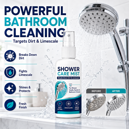 🏆 Last Day Special Price £9.78 ! 🔥Buy 1 Get 1 Free🎁Fast-Acting Shower Limescale Remover Spray