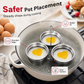 🏆 Last Day Special Price £9.99!🎁3-in-1 Stainless Steel Egg Poacher – Poach, Steam, Bake – 304 Steel, Non-Stick Release, One Pan, Endless Breakfasts ✨