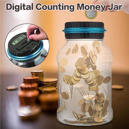 💰 LIMITED TIME 50% OFF! 🏦 Digital Money Box with Auto Coin Counting – Tracks Savings, Sets Targets & Makes Saving Fun for Kids & Adults.🎉