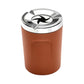 🏆 Last Day Special Price £9.78! 🚗Rotating Car Ashtray with Ceramic Inner Liner, Mechanical Airtight Lid Car Cup‑Holder Ashtray