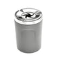 🏆 Last Day Special Price £9.78! 🚗Rotating Car Ashtray with Ceramic Inner Liner, Mechanical Airtight Lid Car Cup‑Holder Ashtray