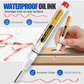 🏆 Last Day Special Price £8.99! 🔥Buy 5 Get 5 Free🎁Precision Tip Quick‑Dry Oil‑Based Marker Pen,  Waterproof Oil Markers for Wood, Metal