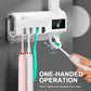 🦷 Last Day Special Price £9.99!🚿Wall-Mounted UV Toothbrush Sanitizer & Holder