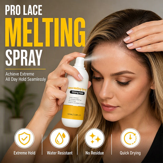 🏆 Last Day Special Price £9.78! 🔥Buy 2 Get 1 Free🎁Strong Hold Lace Melting Spray