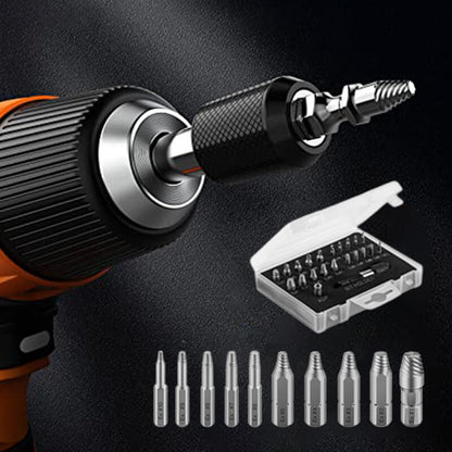 🏆 Last Day Special Price £12.99!🔩 22PCS Screw Extractor Set – Alloy steel, removes rusted & stripped bolts ✨