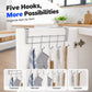 🏆 Last Day Special Price £9.99! 🔥Buy 1 Get 1 Free🎁Heavy Duty Over Door Hook Rack
