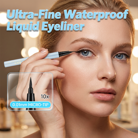 🏆 Last Day Special Price £9.99! 💐Buy 1 Get 1 Free🎁Waterproof Fine Eyeliner Pen👁️ – 0.01mm Tip with Smudge-Proof Formula ⚡