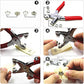 ✂️ Last Day Special Price £9.99! 🧵DIY Button‑Sewing Kit – Rust‑Proof Copper Snaps, Hand Plier, Multi‑Color🧰