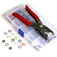 ✂️ Last Day Special Price £9.99! 🧵DIY Button‑Sewing Kit – Rust‑Proof Copper Snaps, Hand Plier, Multi‑Color🧰