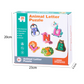 🏆 LIMITED-TIME 50% OFF! 🧸 Learn ABC Instantly! No-Sharp-Edge Wooden Animal Letter Toy