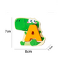 🏆 LIMITED-TIME 50% OFF! 🧸 Learn ABC Instantly! No-Sharp-Edge Wooden Animal Letter Toy