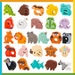 🏆 LIMITED-TIME 50% OFF! 🧸 Learn ABC Instantly! No-Sharp-Edge Wooden Animal Letter Toy