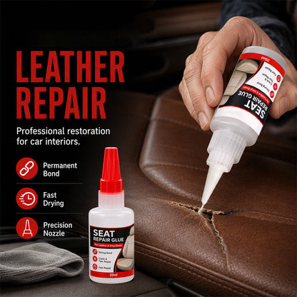 🏆 Last Day Special Price £9.99! 🔥Buy 2 Get 1 Free🎁Quick Dry Car Seat Leather Repair Glue