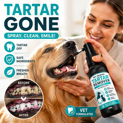 🏆 Last Day Special Price £8.99! 🐾Buy 2 Get 1 Free🎁 Gentle Pet Dental Cleaning Spray