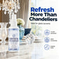 🏆 Last Day Special Price £9.99 ! 🔥Buy 1 Get 1 Free🎁Crystal Chandelier Cleaner Spray‑Streak‑Free Instant Shine Spray
