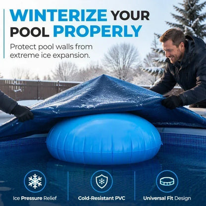 🏆 LIMITED-TIME 50% OFF!✨ Round Inflatable Pool Winterizing Air Pillow – Ice Pressure Relief, Winter Pool Protector 🏊