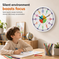 🏆 LIMITED-TIME 50% OFF! ✨Modern Decorative Wall Clock Battery Operated No Drilling Hanging Clock