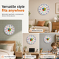 🏆 LIMITED-TIME 50% OFF! ✨Modern Decorative Wall Clock Battery Operated No Drilling Hanging Clock