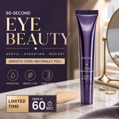 🏆 Last Day Special Price £9.99! 🔥Buy 1 Get 1 Free💰60-Second Eye Makeup Set – Tinted Firming Eye Gel for Puffiness & Under-Eye Bags