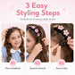 🏆 Last Day Special Price £9.99! 🌸Buy 1 Get 1 Free🎁Cartoon Braiding Headband — Integrated Mini Clips, Instant Braids for Girls