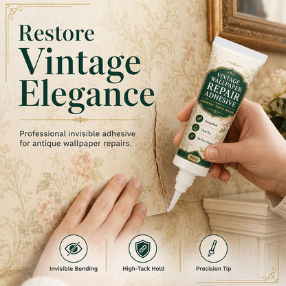 🏆 Last Day Special Price £8.99! 🔥Buy 2 Get 1 Free🎁 Clear Wallpaper Seam Repair Glue🏡