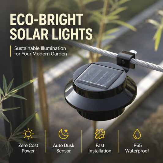 🏆 Last Day Special Price £9.99! 🎁Buy more save more☀️ Solar LED Gutter Wall Light | Outdoor Accent