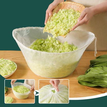 🎃 Last Day Special Price £9.99! 🥬6-Pack Reusable Fine-Mesh Food Strainer Bags – For Nut Milk & Food Prep