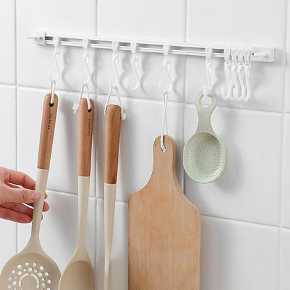 🏆 Last Day Special Price £9.99! 🔥No-Drill  Slidable Track Organizer Hooks